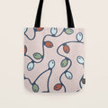 Merry and Bright Holiday Lights Tote Bag