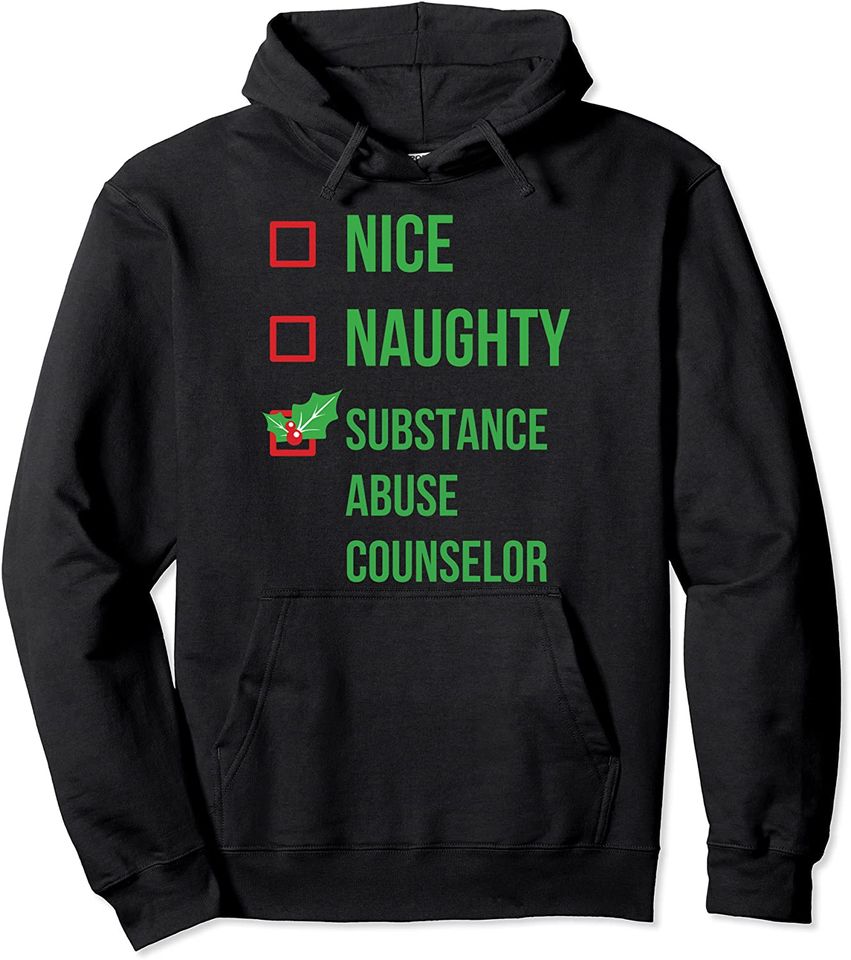 Substance Abuse Counselor Funny Pajama Christmas Gift Pullover