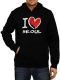 I Love Seoul Chalk Style Black