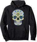 2Dia De Los Muertos Sugar Skull Spanish Day of Dead Pullover