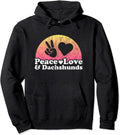 Peace Love and Dachshunds Pullover