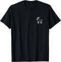 Goat Minimalist Badge Patch Line Art Animal T-Shirt