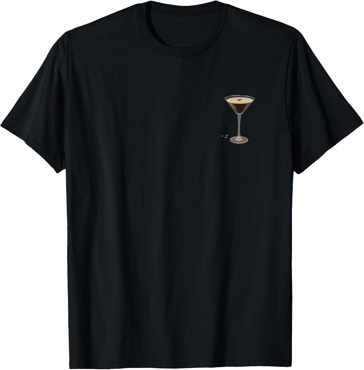 Glass Espresso Martini Minimalist Elegance Pocket