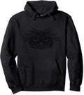 Angry Owl Eyes Owl Bird Mandala Artwork Pullover