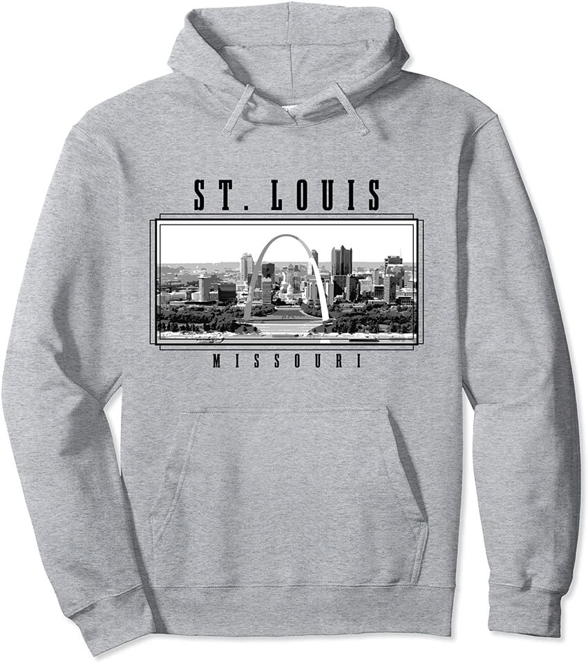 St. Louis Missouri Vintage Skyline Pullover