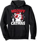 Meowy Catmas Cat Elf Santa December Christmas Pullover