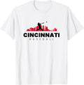 Cincinnati Baseball Vintage Minimalist Retro Baseball Lover T-Shirt