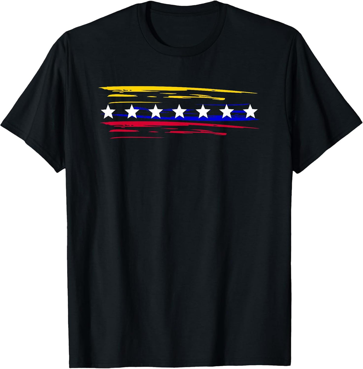 Venezuela 7 Big Stars Flag Minimalist T-Shirt