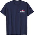 Atlanta Baseball Vintage Player Minimalist Skyline Retro T-Shirt