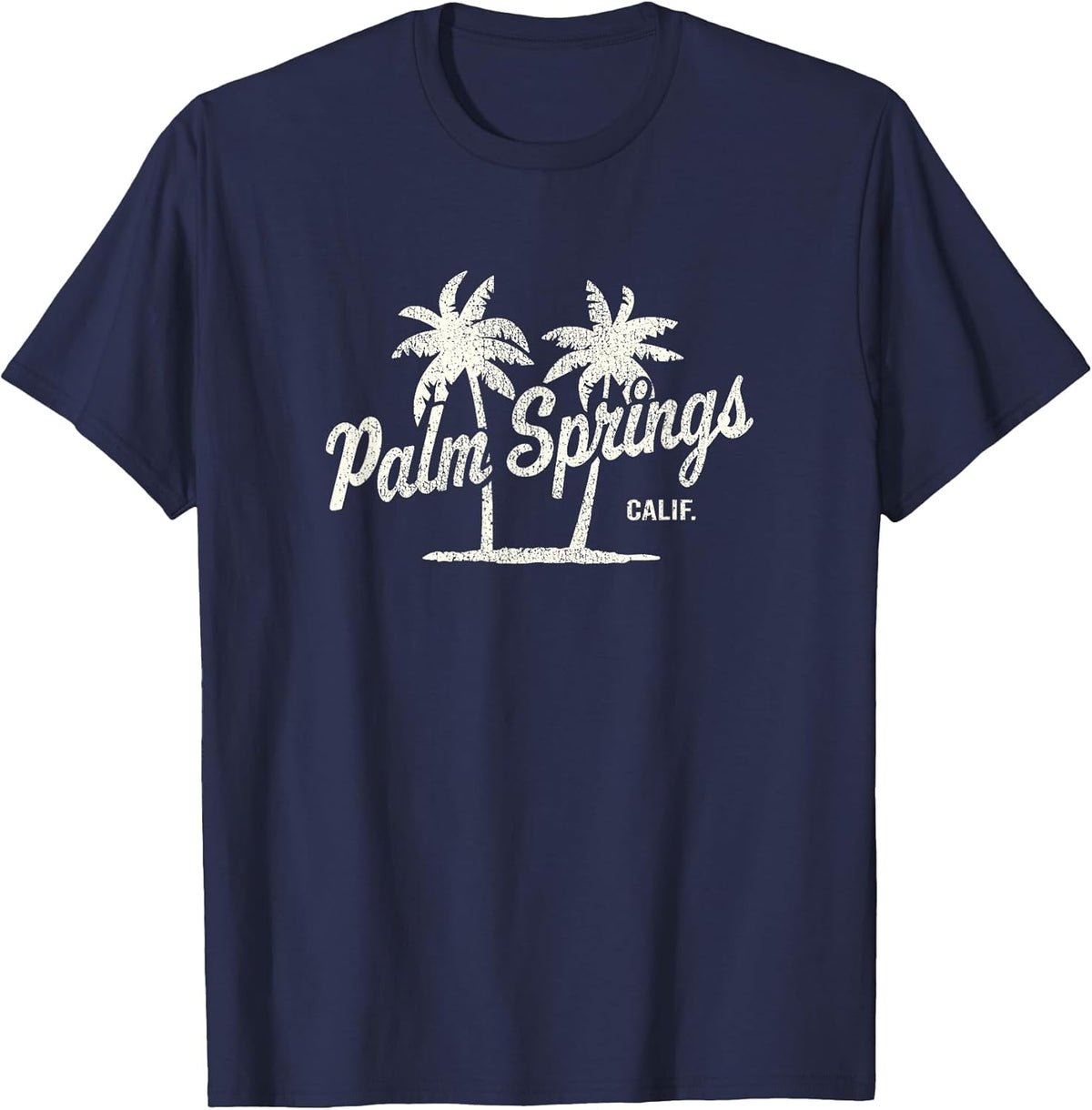 Palm Springs California Vintage 70s Palm Trees Graphic T-Shirt