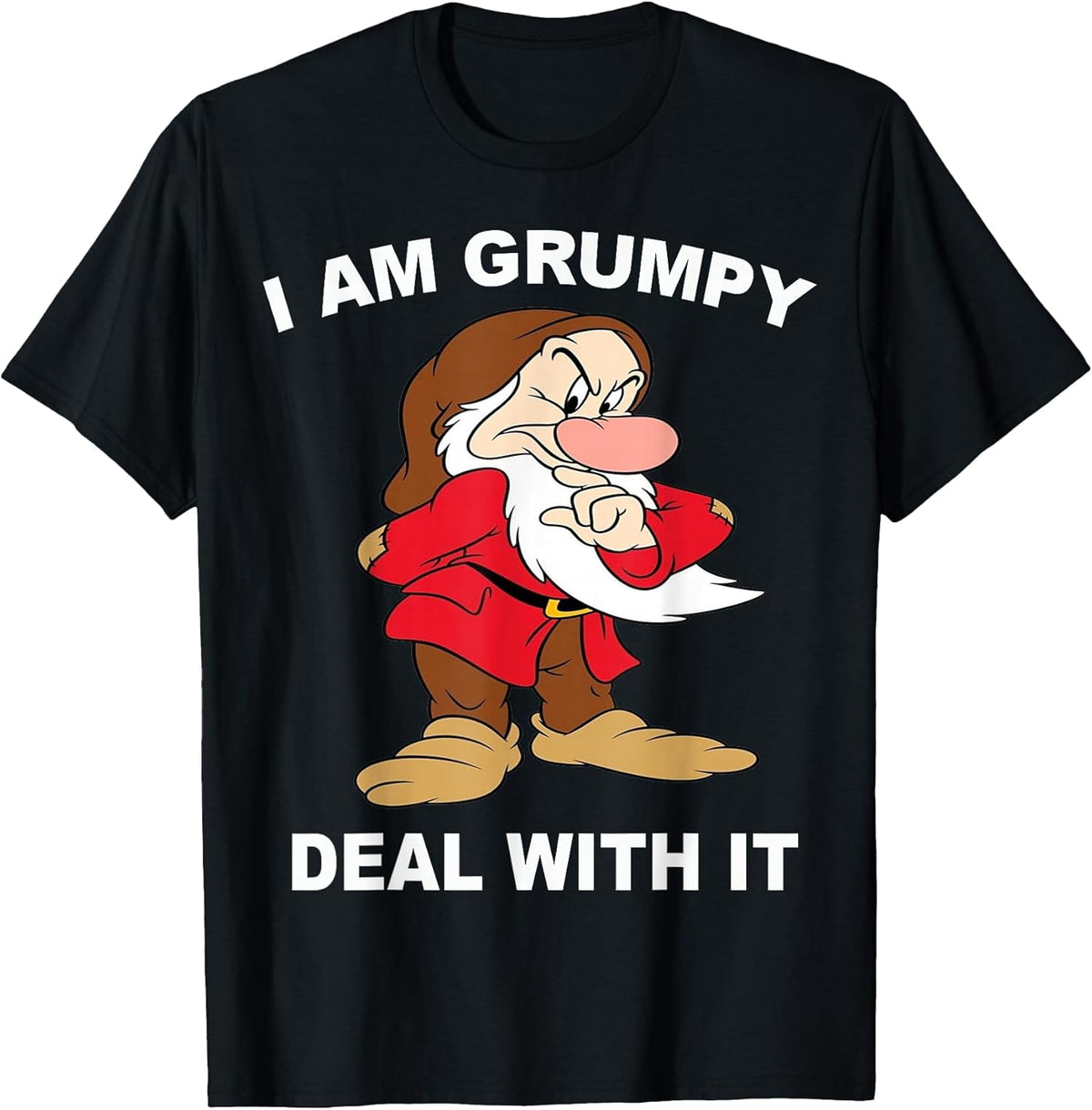 I Am Grumpy Funny Text Adult Hilarious Sarcastic Novelty T-Shirt