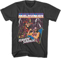 Macho Man Randy Savage Lightning Bolts Retro Mens Smoke Short Sleeve T Shirt 80s Wrestling Graphic Tees