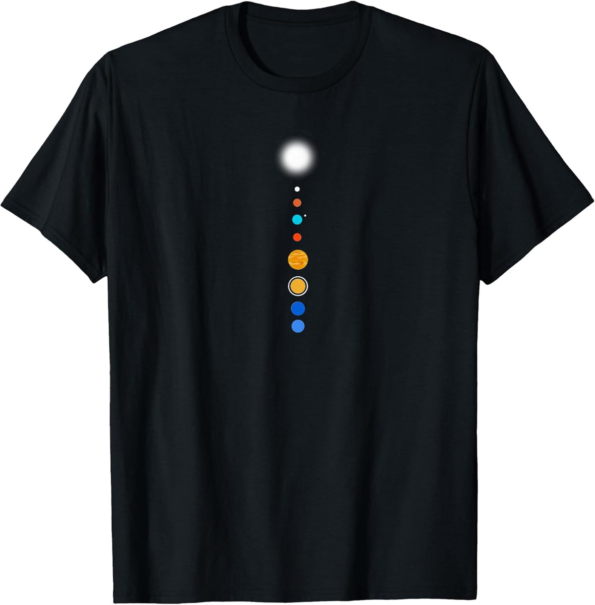 Minimalist Solar System T-Shirt T-Shirt