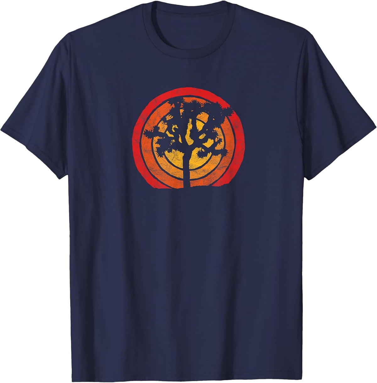 Retro Sun Minimalist Joshua Tree Graphic T-Shirt