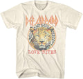 Def Leppard T Shirt for Men & Women Love Bites Leopard Natural Graphic Crew Neck, Short Sleeve Tee - Retro Style Band Tshirts