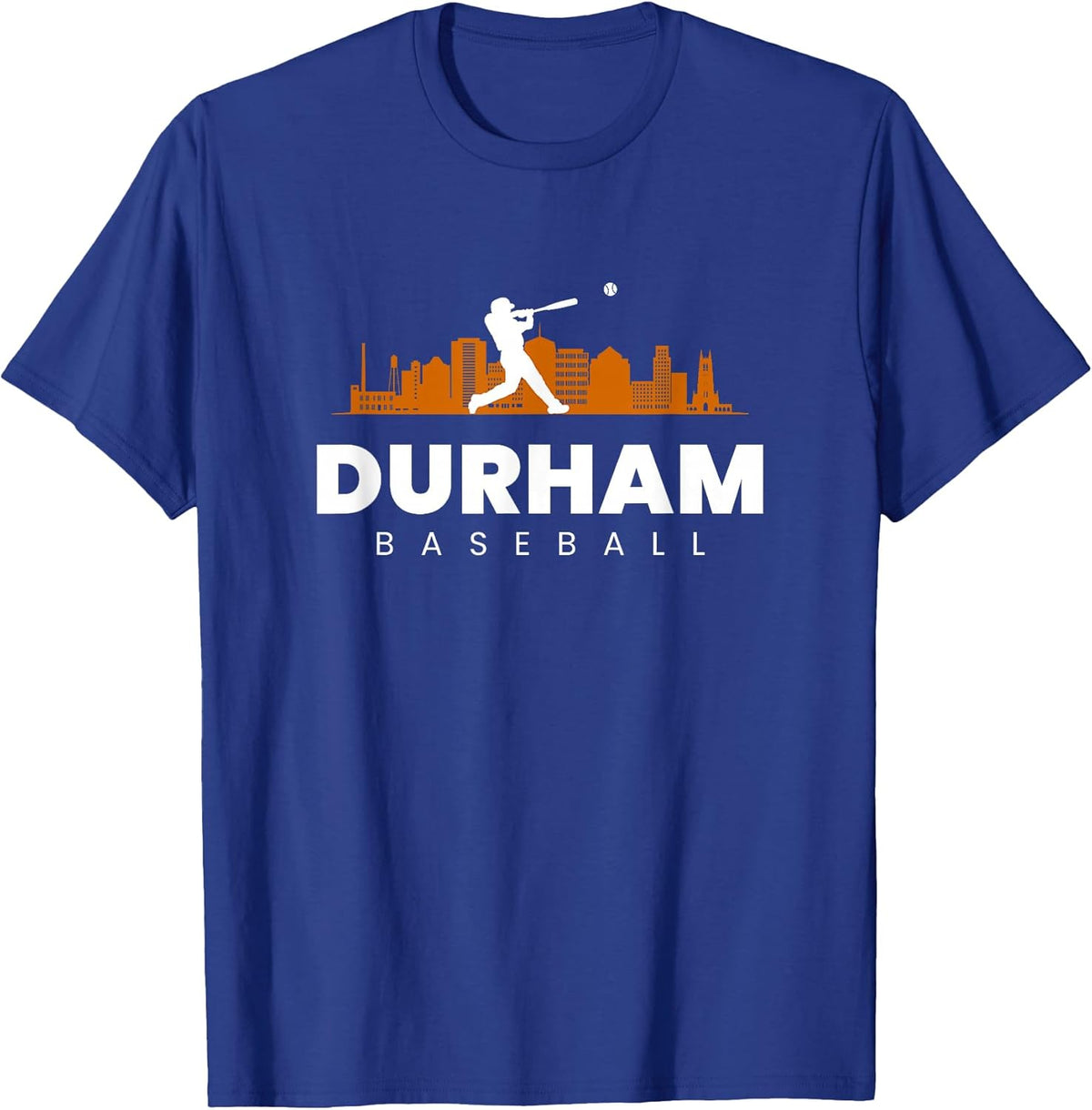 Durham Baseball Vintage Minimalist Retro Baseball Lover T-Shirt