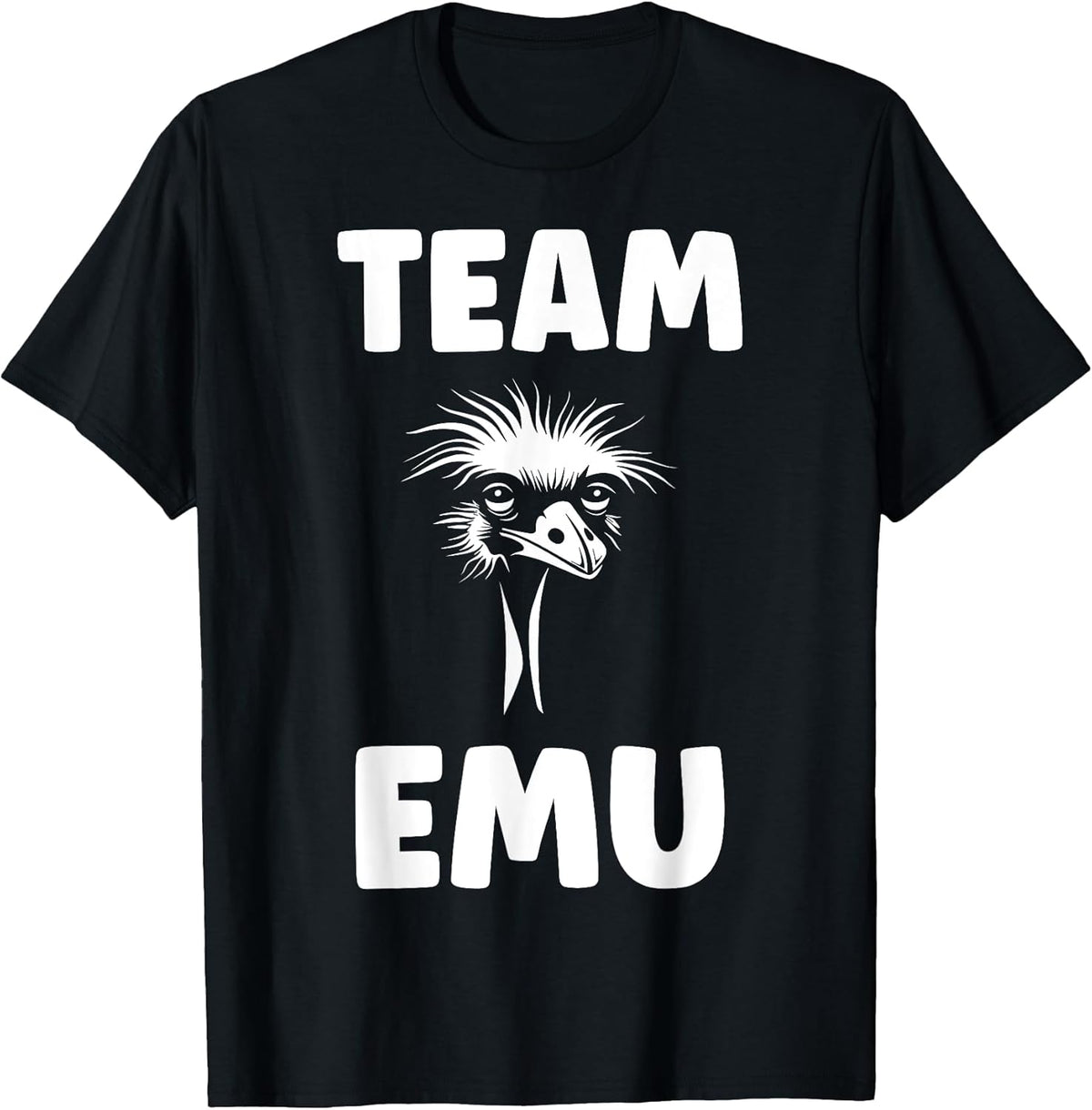 Funny Animals Emus Minimalist Bird Simple Team emu T-Shirt