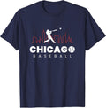 Chicago Baseball Vintage Minimalist Retro Baseball Lover T-Shirt