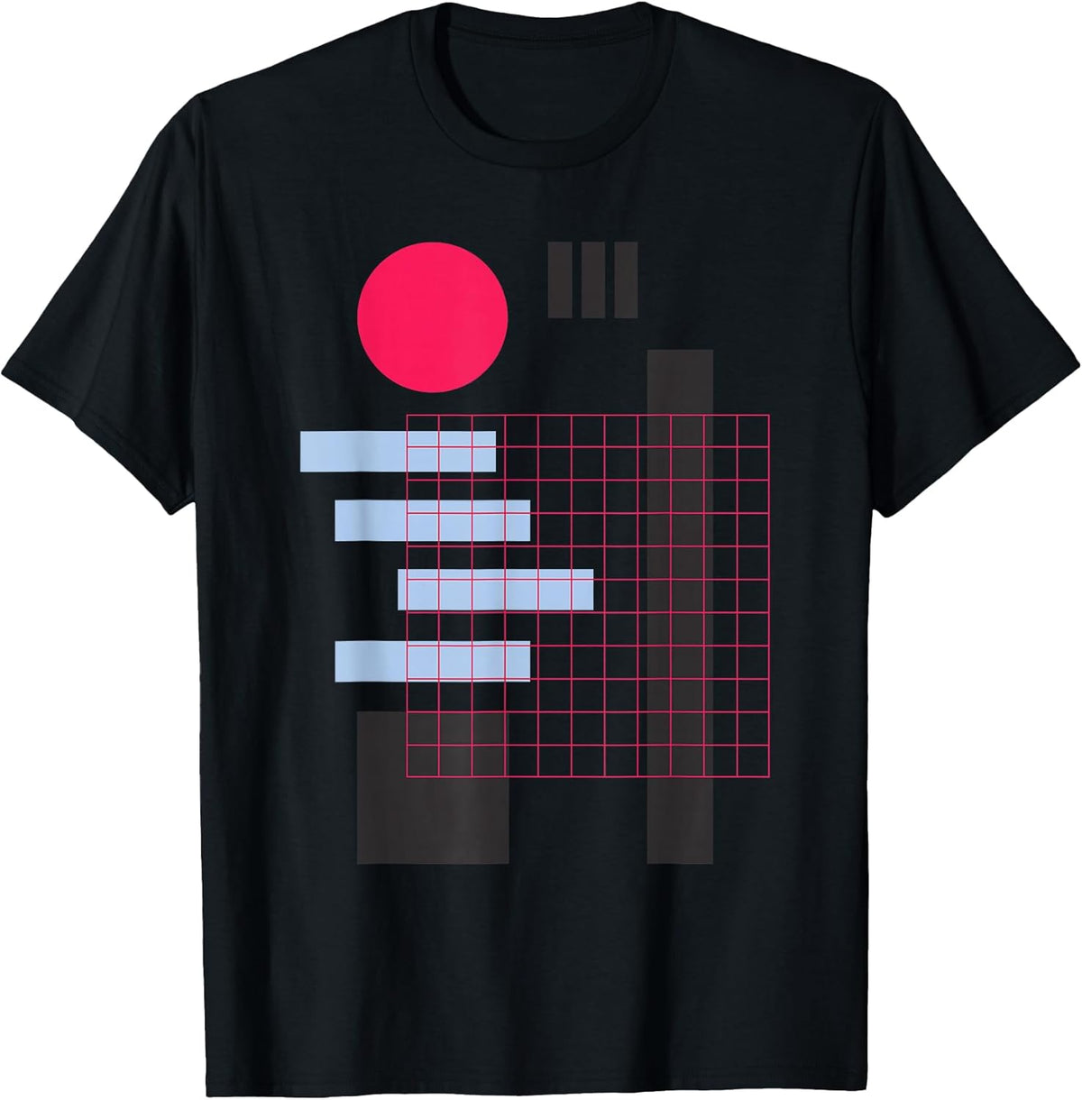 Minimalist Abstract Geometric Graphic T-Shirt