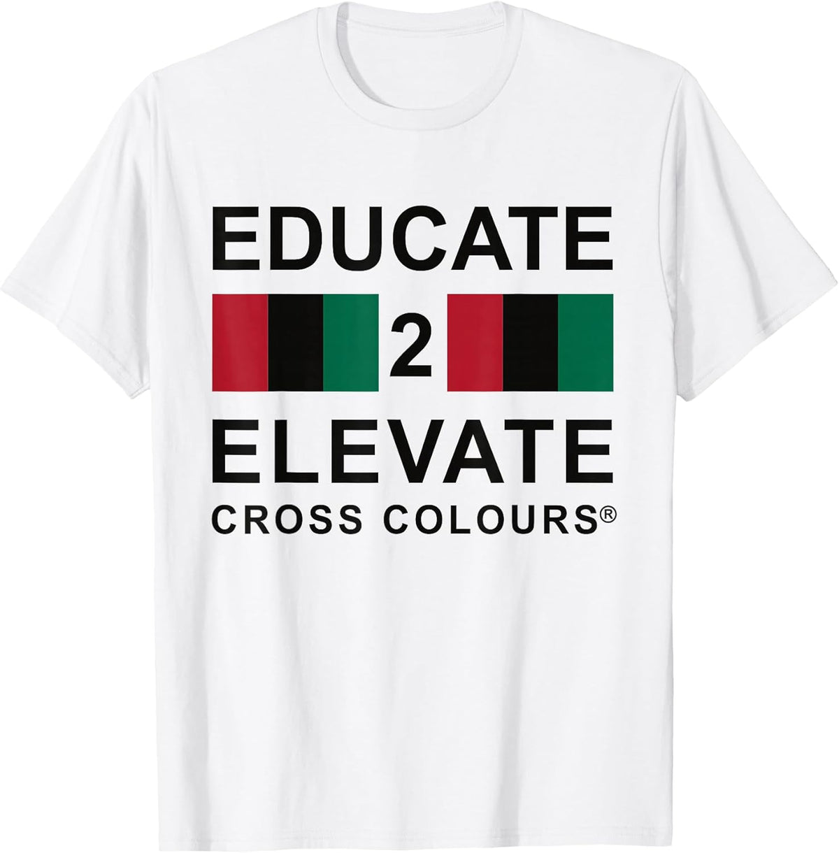 Educate 2 Elevate | Retro Graphic 1990's Urban Vintage T-Shirt
