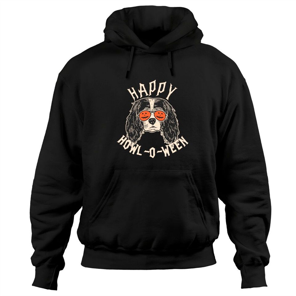 Cavalier King Charles Spaniel Pumpkin Happy Howl-o-ween Pullover