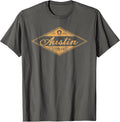 Retro Austin Texas Vintage Guitar Graphic Music Souvenir T-Shirt