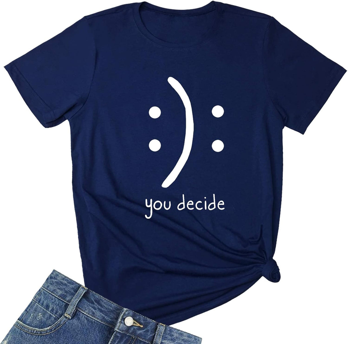 Women's T-Shirts Cotton Funny Graphic Design Casual Short Sleeve Top Tees