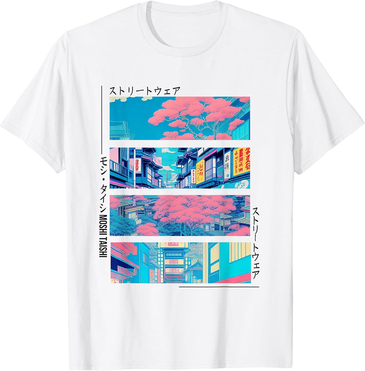 Retro Lofi Tokyo Japanese Streetwear Aesthetic Graphic T-Shirt