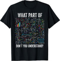 What Part of Don’t You Understand Funny Math Sarcastic T-Shirt