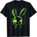 Pastel Goth Bunny Rabbit Green Creepy Cute Grunge Aesthetic T-Shirt