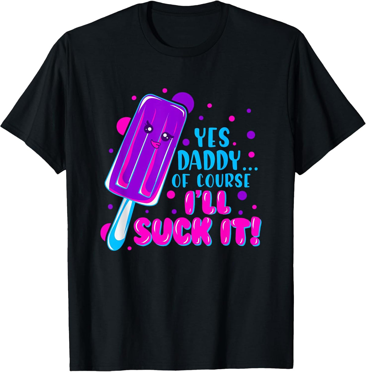 Yes Daddy Vaporwave Aesthetic Submissive E-Girl T-Shirt