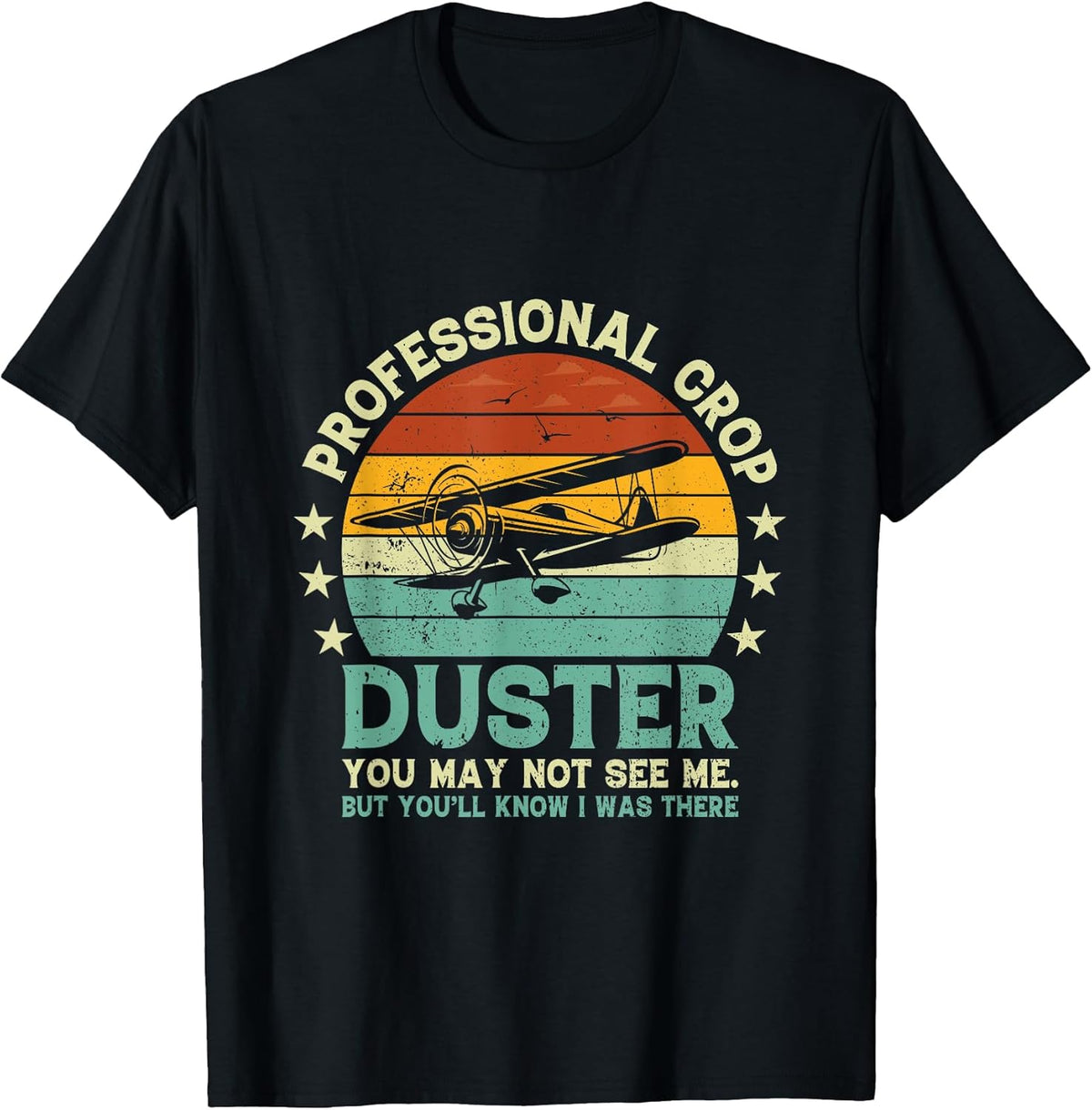 Sarcastic Professional Crop Duster Funny Adult T-Shirt