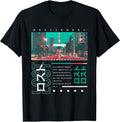 Japanese Tokyo Cyberpunk Art Streetwear Retro Graphic Tee T-Shirt