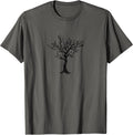 Minimalist Winter Tree Design Simple Graphic T-Shirt
