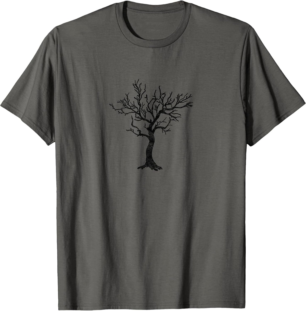 Minimalist Winter Tree Design Simple Graphic T-Shirt