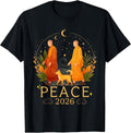 Walk for Peace Monks Journey 2026 with Dog Meditation Cool T-Shirt