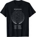 Polygon Shapes Geometry Chart Minimalist Math Design T-Shirt