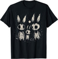 Creepy Cute Bunny Rabbits Horror Goth Grunge Alt Aesthetic T-Shirt