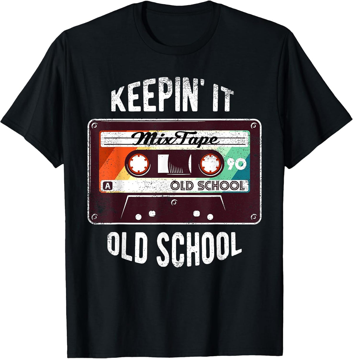 Old School Hip Hop 80s 90s Mixtape Graphic T Shirt T-Shirt