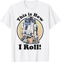 R2-D2 Retro This Is How I Roll Graphic T-Shirt T-Shirt