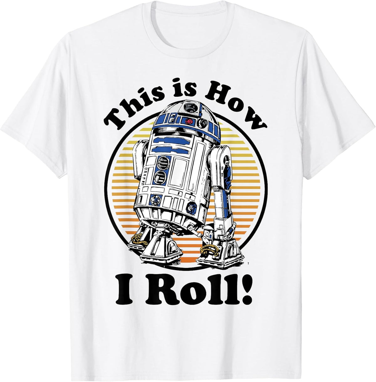 R2-D2 Retro This Is How I Roll Graphic T-Shirt T-Shirt