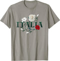 Flowers of Italy - Vintage Style Minimalist Boho T-Shirt