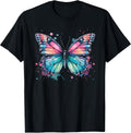 Butterfly Watercolor Design – Boho Aesthetic Art T-Shirt