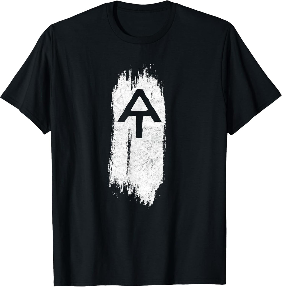 White Blaze Appalachian Trail at Minimalist Hiking Retro T-Shirt