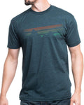 Nature T-Shirt – Screen Printed Mountain Graphic Tee for Men, Comfortable Outdoor Shirt