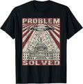 Funny UFO Problem Solved Political Humor Sarcastic T-Shirt