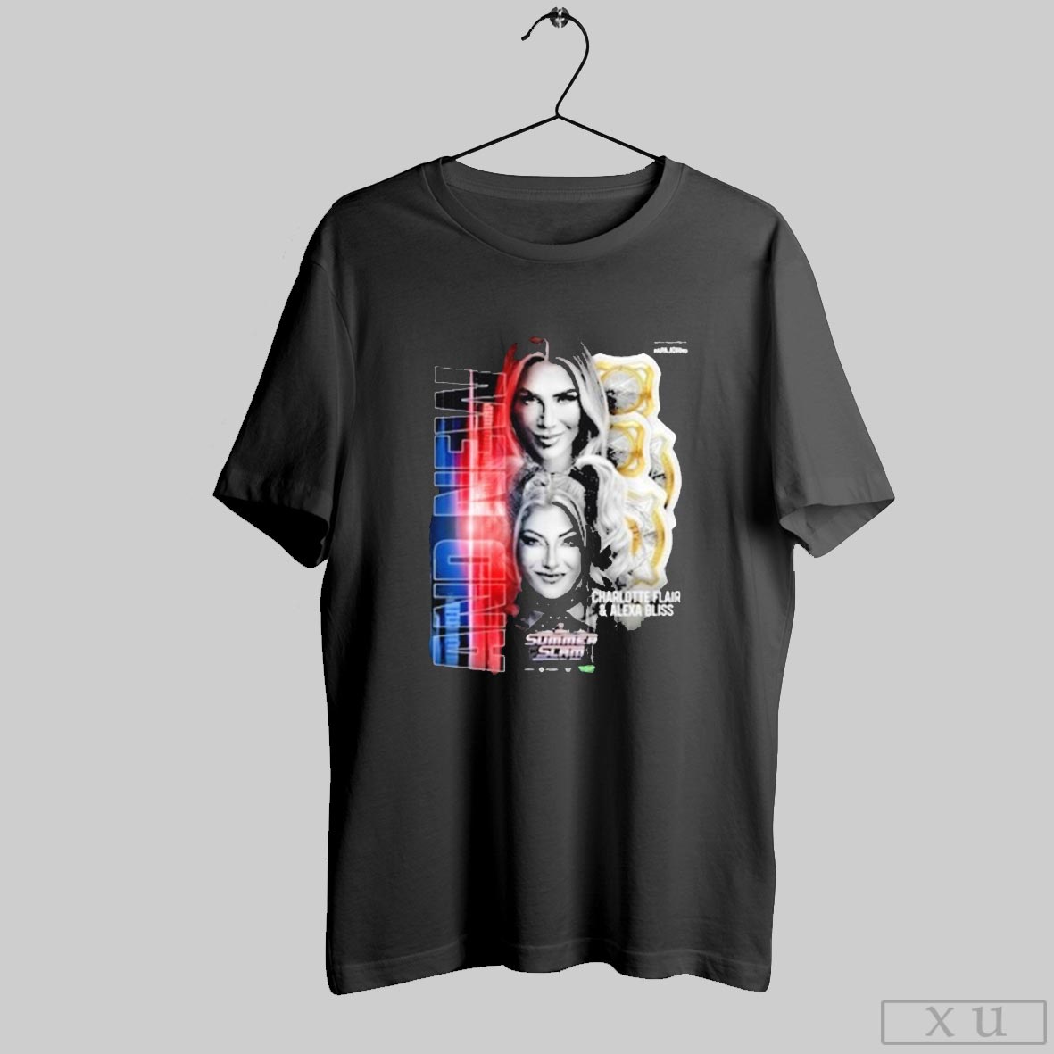 Alexa Bliss And Charlotte Flair Summer Slam T Shirts