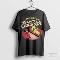Alien I Feel Like An Outsider Shirt T Shirt Cutom Poster Coffee Mugs Ornaments