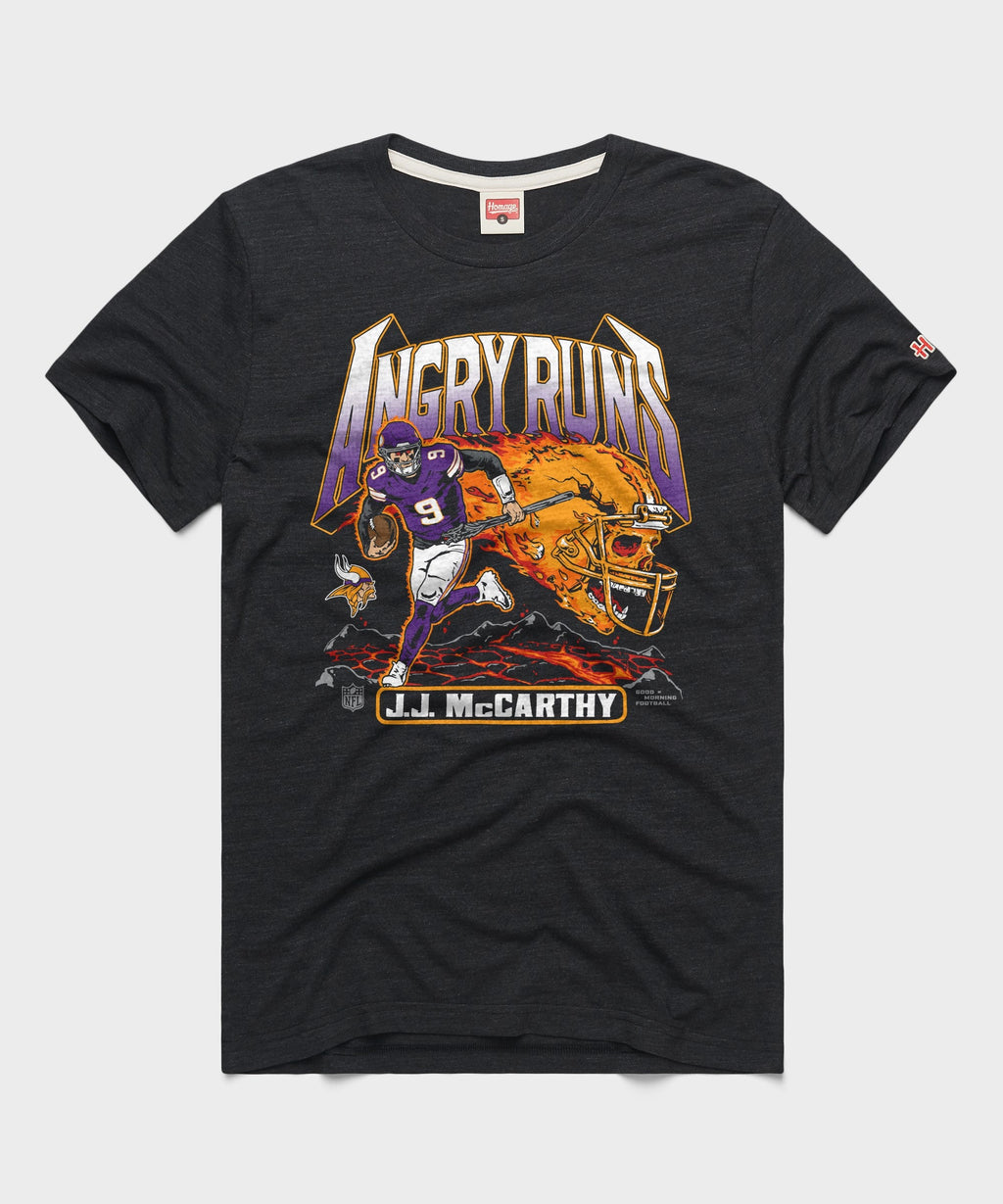 Angry Runs 2025 Vikings J.J. McCarthy