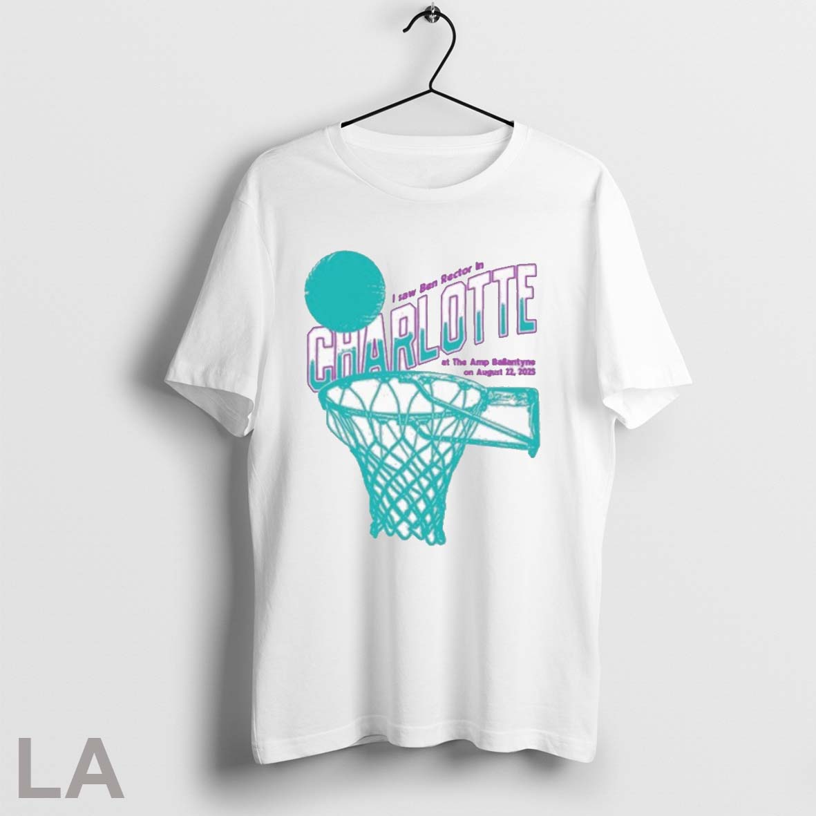 Ben Rector Aug 22 2025 Charlotte At The Amp Ballantyne T Shirts